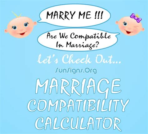 marriage matchmaking calculator